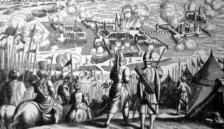 Szigetvár a 16. században (Fotó: Wikipedia)