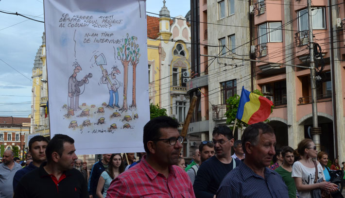 Tüntetés az erőkért Kolozsváron