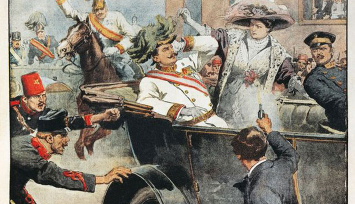 Ferenc Ferdinánd trónörökös és Zsófia hercegnő meggyilkolása