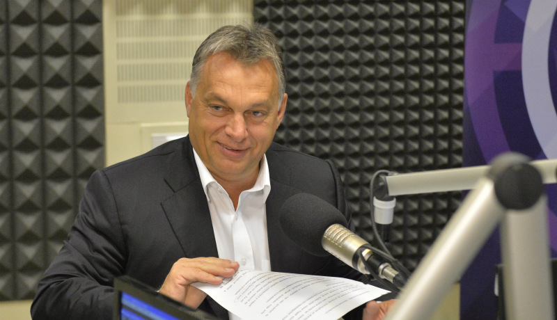Orbán a rádióban