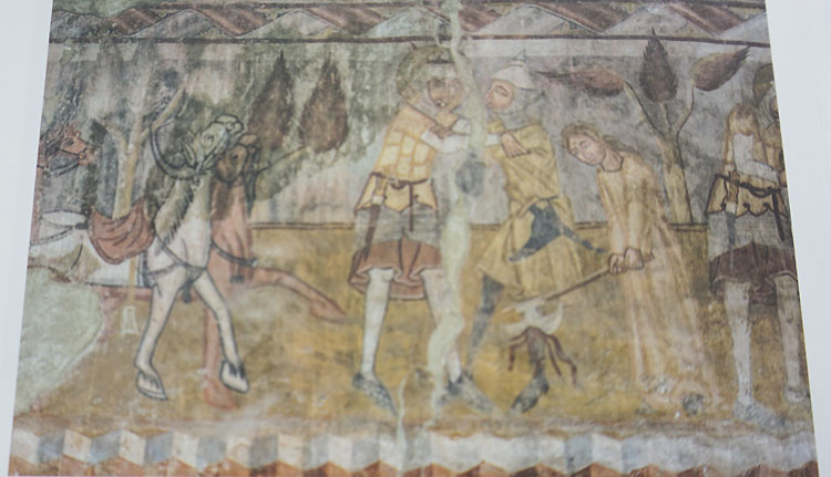 A gelencei Szent László-freskó